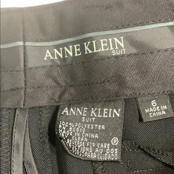 Anne Klein Black Suit Pants - Picture 2 of 4